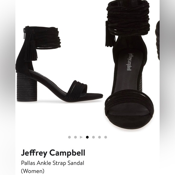Jeffrey Campbell “Pallas Ankle Strap” Sandal - Picture 2 of 8